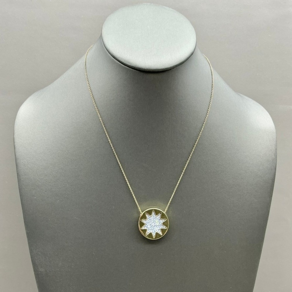House of Harlow Necklace Gold Tone Starburst Stingray Sunburst Coin Necklace